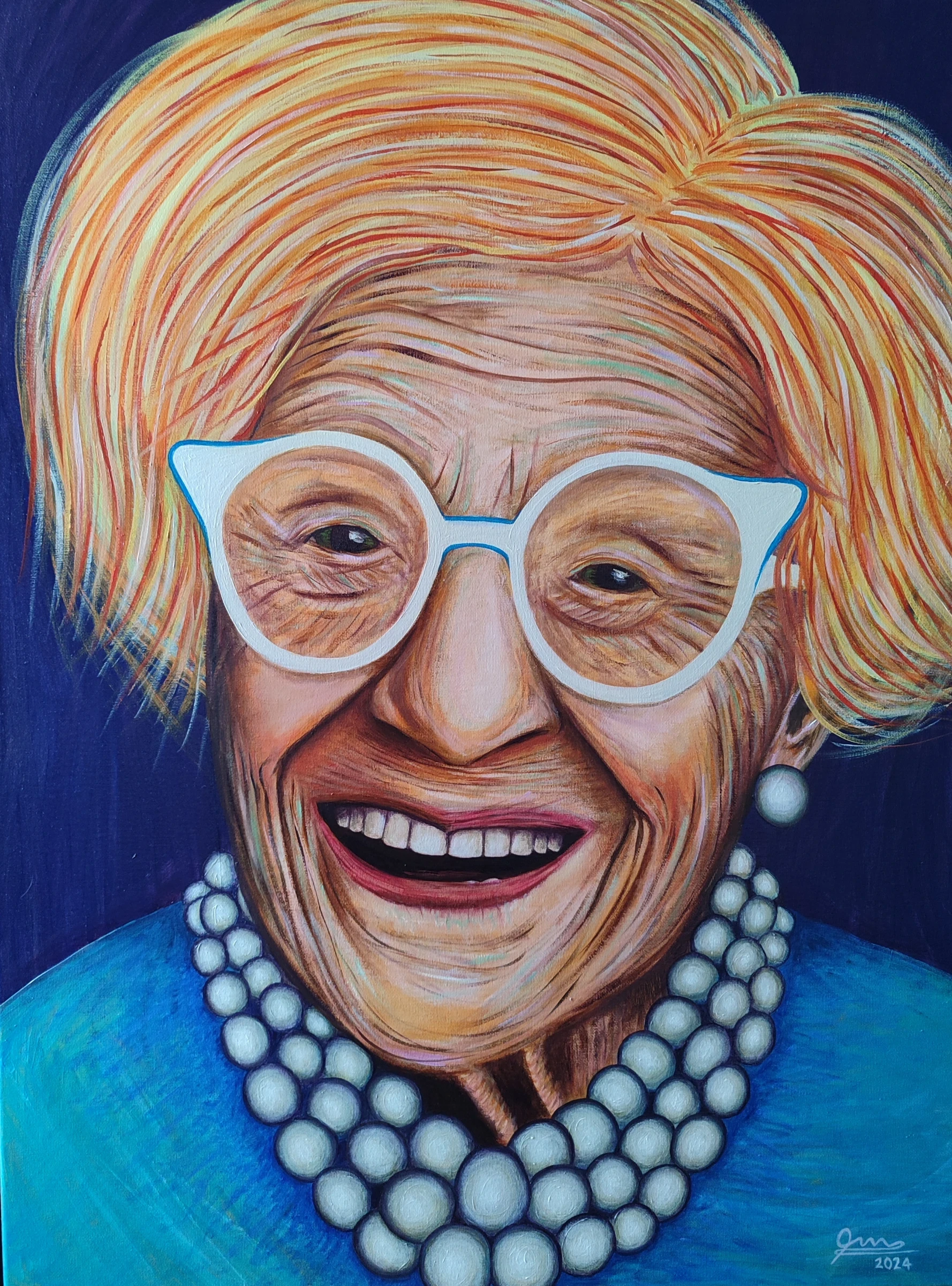 Obra pictórica «Mujer sabia 3» de Giovanna Mosquera