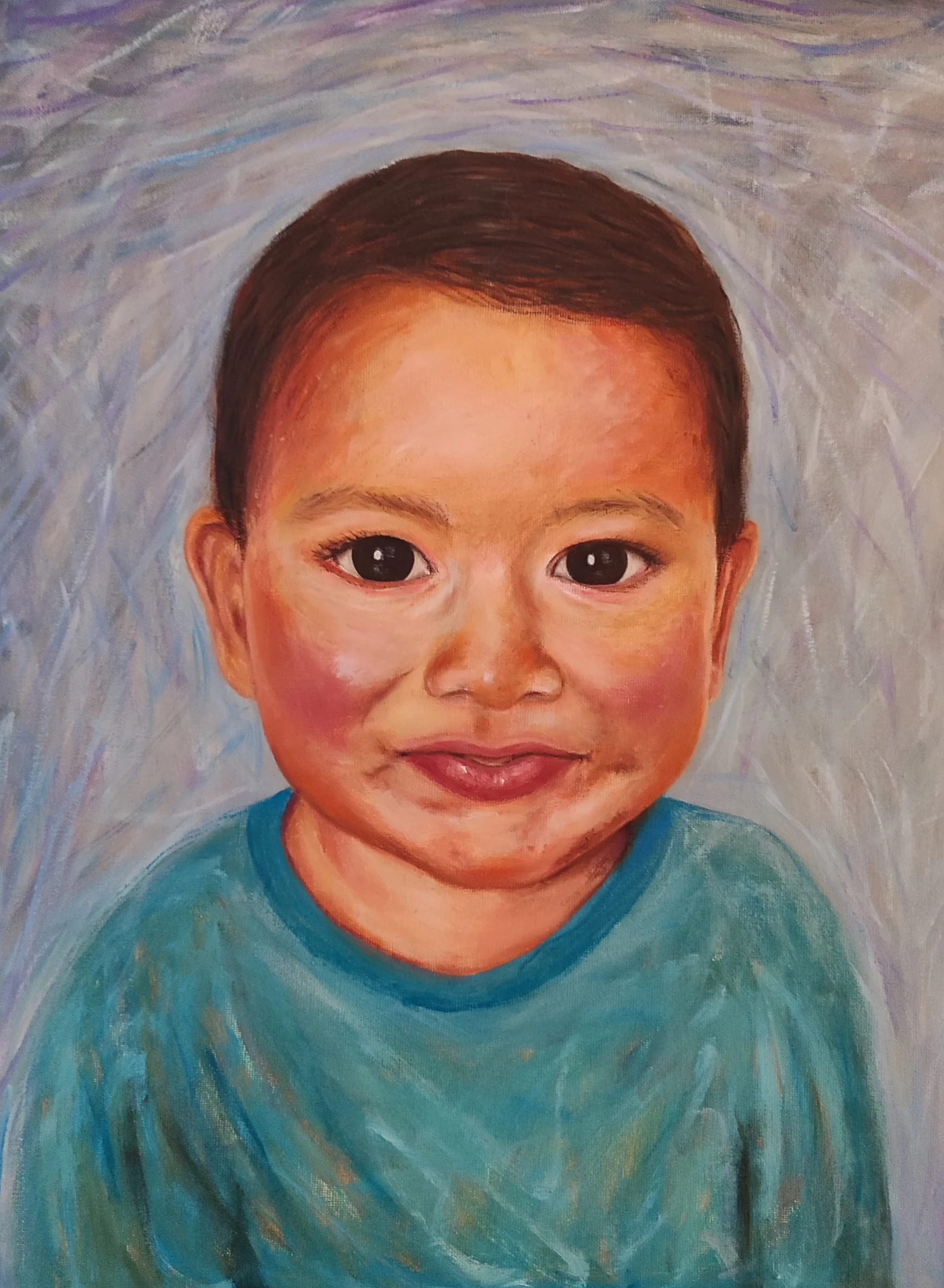 Obra pictórica «Otz detalle 1» de Giovanna Mosquera
