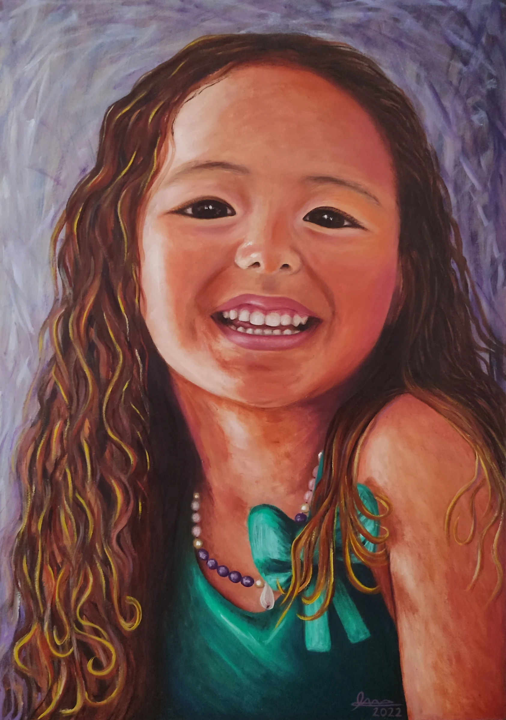 Obra pictórica «Lua» de Giovanna Mosquera