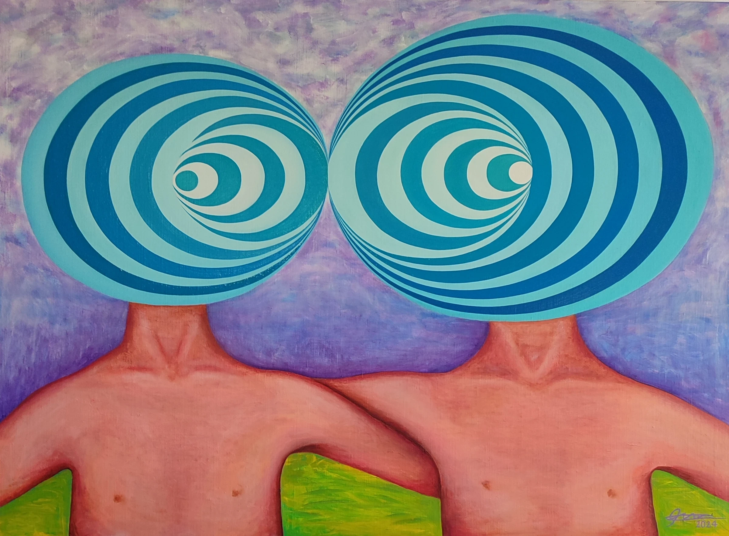 Obra pictórica «Reprocidad» de Giovanna Mosquera